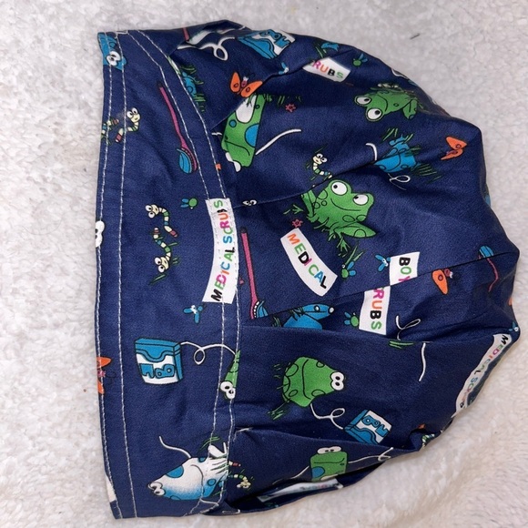 Clearance 3 pieces 2 gray 1 blue Euro Style Adj Scrub Cap nursie dr 0117 - Picture 5 of 10